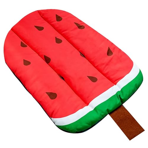 MeiAOBest 1 x Haustier-Kühlmatte mit Obstmuster für den Sommer, rutschfeste, selbstkühlende Matte für Katzen und kleine Hunde, waschbare Haustier-Kühlmatte für Zwinger, Boden, Autositz, Wassermelone MeiAOBest 1 x Haustier-Kühlmatte mit Obstmuster für den Sommer, rutschfeste, selbstkühlende Matte für Katzen und kleine Hunde, waschbare Haustier-Kühlmatte für Zwinger, Boden, Autositz, Wassermelone von MeiAOBest