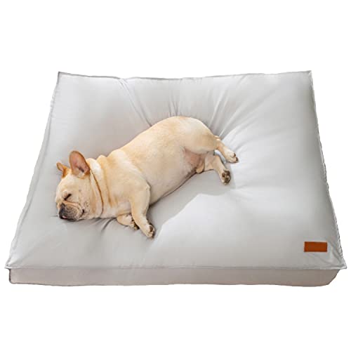 MeiAOBest Hundebett, wasserdicht und rutschfest, mit abnehmbarem waschbarem Bezug, Haustierbett, geeignet für Katzen, kleine und mittelgroße Hunde, Größe M, Grau MeiAOBest Hundebett, wasserdicht und rutschfest, mit abnehmbarem waschbarem Bezug, Haustierbett, geeignet für Katzen, kleine und mittelgroße Hunde, Größe M, Grau von MeiAOBest