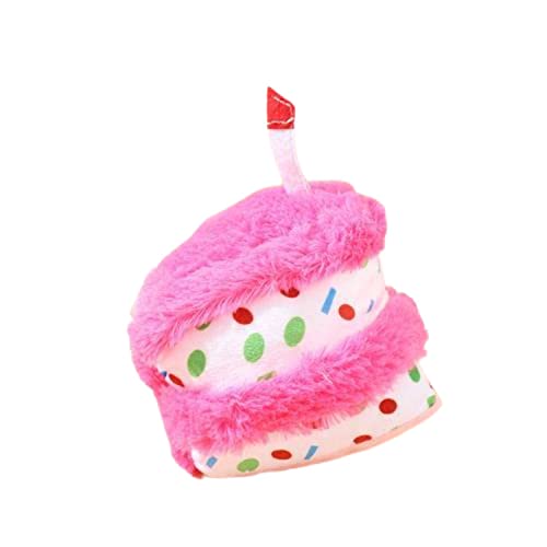 MeiAOBest Quietschspielzeug für Hunde, Geburtstagskuchen, gefülltes Kauspielzeug für Haustiere, Langeweile, Spaß, Zahnreinigung, interaktives Spielzeug, rosa Dreieckskuchen MeiAOBest Quietschspielzeug für Hunde, Geburtstagskuchen, gefülltes Kauspielzeug für Haustiere, Langeweile, Spaß, Zahnreinigung, interaktives Spielzeug, rosa Dreieckskuchen von MeiAOBest