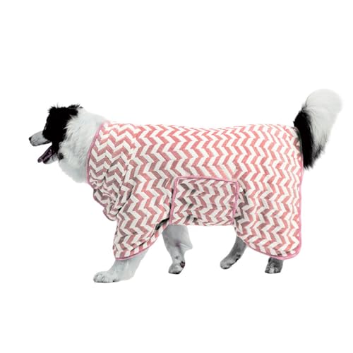 MeiAOBest Trockenmantel für Katzen und Hunde, verstellbar, weiche Mikrofaser, super saugfähig, schnell trocknend, Morgenmantel, warmer Bademantel für Badepflege, Reisen, Schwimmen, Größe M, Rosa MeiAOBest Trockenmantel für Katzen und Hunde, verstellbar, weiche Mikrofaser, super saugfähig, schnell trocknend, Morgenmantel, warmer Bademantel für Badepflege, Reisen, Schwimmen, Größe M, Rosa von MeiAOBest
