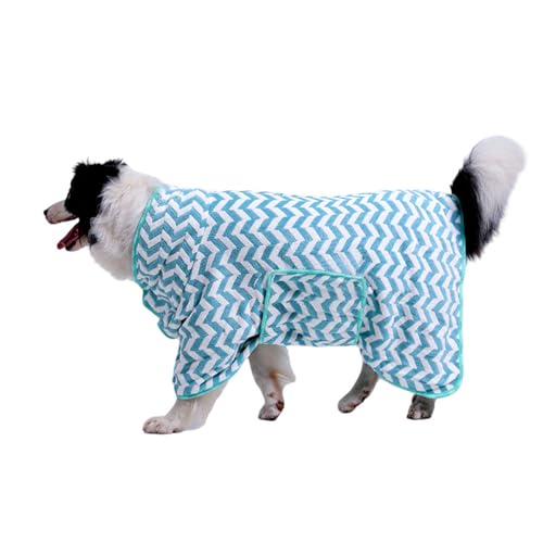 MeiAOBest Trockenmantel für Katzen und Hunde, verstellbar, weiche Mikrofaser, super saugfähig, schnell trocknend, Morgenmantel, warmer Bademantel für Badepflege, Reisen, Schwimmen, Größe S (Blau) MeiAOBest Trockenmantel für Katzen und Hunde, verstellbar, weiche Mikrofaser, super saugfähig, schnell trocknend, Morgenmantel, warmer Bademantel für Badepflege, Reisen, Schwimmen, Größe S (Blau) von MeiAOBest