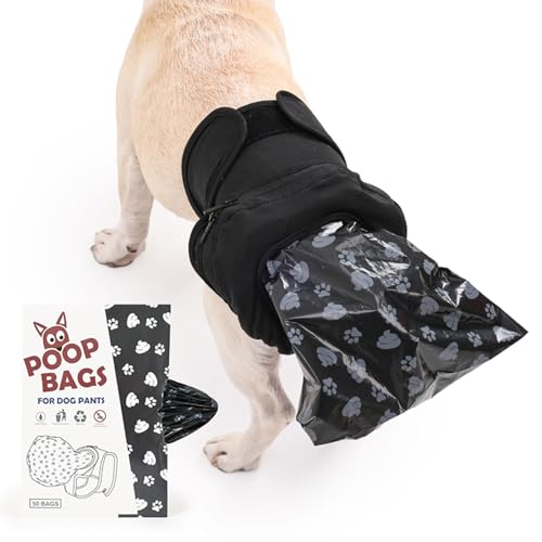 MeiAOBest Wiederverwendbare Hundekothose mit 50 Hundekotbeuteln, verstellbare Hundehygienehose, Hundehose, physiologische Hose für Inkontinenz, ältere Menschen mit Behinderung, Größe XL MeiAOBest Wiederverwendbare Hundekothose mit 50 Hundekotbeuteln, verstellbare Hundehygienehose, Hundehose, physiologische Hose für Inkontinenz, ältere Menschen mit Behinderung, Größe XL von MeiAOBest