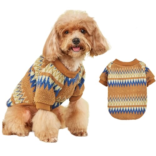 Pullover für kleine Hunde, Bohemian-Stil, ethnischer Stil, weich, warm, Welpen, Plüschpullover, Weste, Kapuzenpullover, Weihnachtskostüm, Pullover, Katze, Hund, kaltes Wetter, warmes Outfit Pullover für kleine Hunde, Bohemian-Stil, ethnischer Stil, weich, warm, Welpen, Plüschpullover, Weste, Kapuzenpullover, Weihnachtskostüm, Pullover, Katze, Hund, kaltes Wetter, warmes Outfit von MeiAOBest