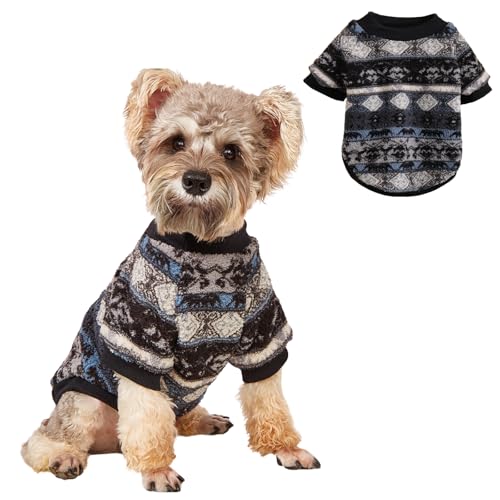Pullover für kleine Hunde, Bohemian-Stil, ethnischer Stil, weich, warm, Welpen, Plüschpullover, Weste, Kapuzenpullover, Weihnachtskostüm, Pullover, Katze, Hund, warmes Outfit, Neujahrsmantel, Größe M Pullover für kleine Hunde, Bohemian-Stil, ethnischer Stil, weich, warm, Welpen, Plüschpullover, Weste, Kapuzenpullover, Weihnachtskostüm, Pullover, Katze, Hund, warmes Outfit, Neujahrsmantel, Größe M von MeiAOBest