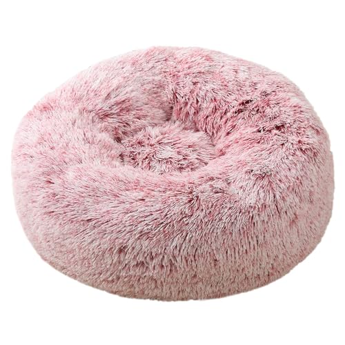 Meigeh Donut Hundebett Kleine Mittelgroße Katzenbetten Marshmallow Katzenbett Katzenkissen hundebetten große waschbares Haustierbett von Meigeh