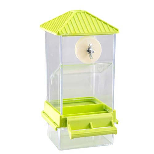 Automatischer Futterspender für Papageien, transparent, für kleine Vögel, mit großer Kapazität, Vogelkäfig-Zubehör, Käfig-Futterspender Automatischer Futterspender für Papageien, transparent, für kleine Vögel, mit großer Kapazität, Vogelkäfig-Zubehör, Käfig-Futterspender von Meiliyizu