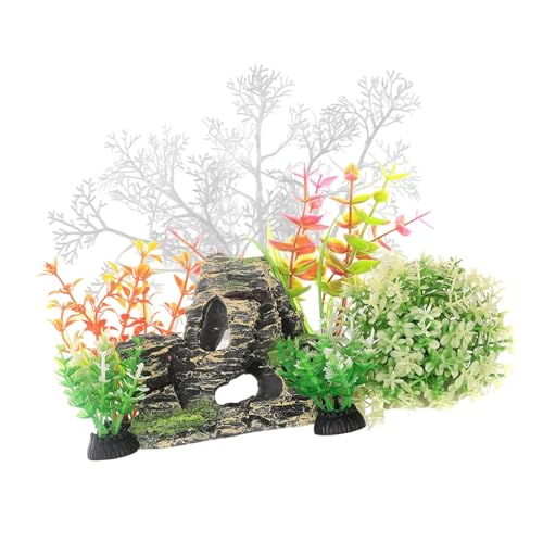 Meiliyizu Aquarien, künstliche Korallen, Gras, 7 Stück, Aquarien, Pflanzen und Höhlen, Felsen für sichere Unterwasserlandschaft, Dekorationen, Aquarien Meiliyizu Aquarien, künstliche Korallen, Gras, 7 Stück, Aquarien, Pflanzen und Höhlen, Felsen für sichere Unterwasserlandschaft, Dekorationen, Aquarien von Meiliyizu