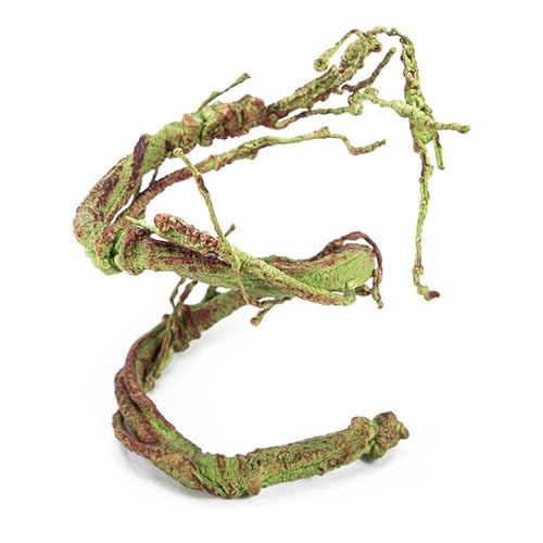 Realistische künstliche Rebe für Terrarien und Reptilien-Enthusiasten, Tierhandlung, Heimzüchter, Kletterzweig für Reptilien von Meiliyizu