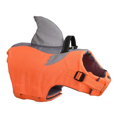 Schwimmweste für Hunde, Schwimmweste mit Griff, für Hunde/Strandkleidung, leicht, reflektierend, Schwimmweste von Meiliyizu