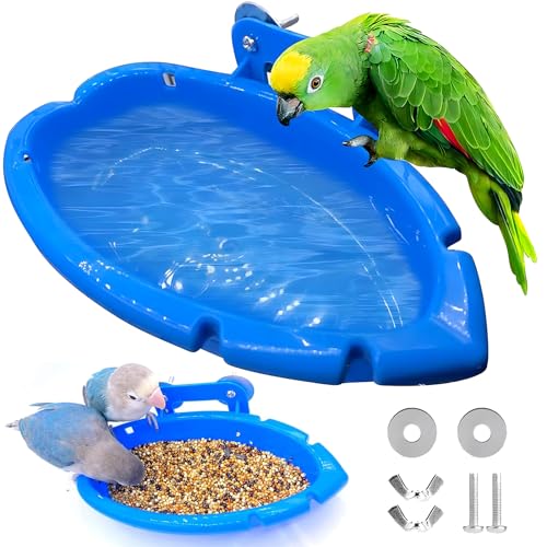 Mein HERZ 2 pcs Vogel Dusche Wann, Papagei Badewanne, Vogelkäfig Dusche Zubehör, Vogel Badewanne, Vogelbäder Zubehör für Papageien Dusche Vogelkäfig-Zubehör Kleine Vogelbad Box Mein HERZ 2 pcs Vogel Dusche Wann, Papagei Badewanne, Vogelkäfig Dusche Zubehör, Vogel Badewanne, Vogelbäder Zubehör für Papageien Dusche Vogelkäfig-Zubehör Kleine Vogelbad Box von Mein HERZ