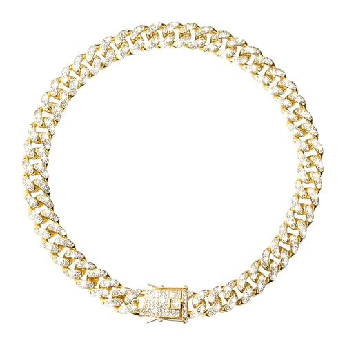 Katzenhalsband, Zinklegierung, Strass, Katzen- und Hunde-Halskette, Hochzeit, kleine Katze und Hund, Schmuck, Hochzeitszubehör Meindin Katzenhalsband, Zinklegierung, Strass, Katzen- und Hunde-Halskette, Hochzeit, kleine Katze und Hund, Schmuck, Hochzeitszubehör Meindin von Meindin