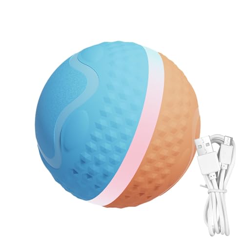 Meindin Automatischer Rollball für Welpen – wasserdichte LED-Hundespielzeugbälle – Stabiler und automatischer rollender Ball sorgt für Spaß und Bewegung Meindin Automatischer Rollball für Welpen – wasserdichte LED-Hundespielzeugbälle – Stabiler und automatischer rollender Ball sorgt für Spaß und Bewegung von Meindin