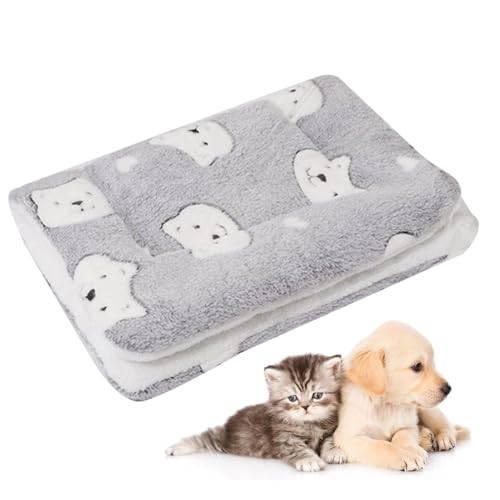 Meindin Haustierdecke für den Innenbereich, Flanell-Überwurfdecke für Hunde, weiche, warme Kissenmatte, waschbare Welpenunterlagen, Schlafdecke für kleine Tiere Meindin Haustierdecke für den Innenbereich, Flanell-Überwurfdecke für Hunde, weiche, warme Kissenmatte, waschbare Welpenunterlagen, Schlafdecke für kleine Tiere von Meindin