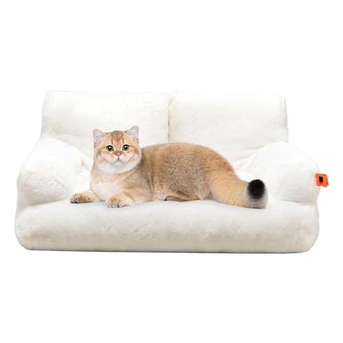 Meindin Katzensofa, waschbares Plüsch-Haustiersofa, warmes Katzennest, abnehmbar, für kleine und mittelgroße Hunde und Katzen Meindin Katzensofa, waschbares Plüsch-Haustiersofa, warmes Katzennest, abnehmbar, für kleine und mittelgroße Hunde und Katzen von Meindin