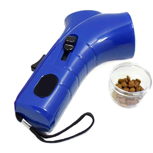 Meindin Leckerli-Spender für Hunde mit, Handheld-Haustier-Leckerli-Werfer, Hundefutter-Katapult – Belohnungsspielzeug, Snack-Futterspender für Kätzchen, Welpen, lustiges Spielen von Meindin