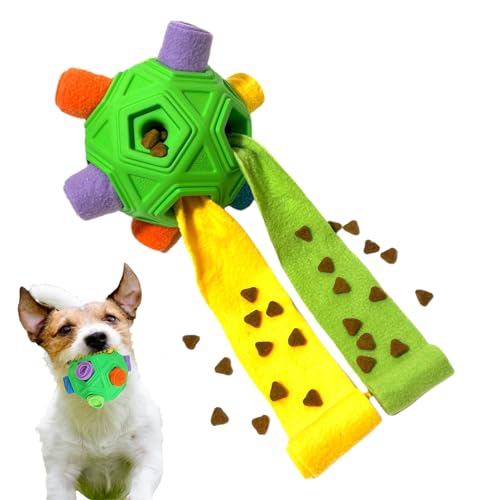 Meindin Schnüffelspielzeug für Hunde, Schnüffelspielzeug für Hunde | Interaktiver Slow Feeder Futtersuch-Schnupftabakball,Kau- und Puzzlespielzeug für Hunde, Slow Food, Schnüffelball, bequemes von Meindin