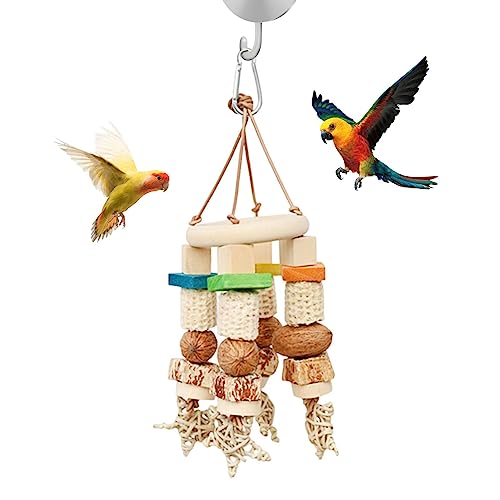 Meindin Vogel-Kauspielzeug | Papageienkäfig-Spielzeug – Vogelkäfig-Spielzeug für kleine, mittelgroße Papageien, Sittiche, Wellensittiche, Sittiche, Nymphensittiche und Unzertrennliche Meindin Vogel-Kauspielzeug | Papageienkäfig-Spielzeug – Vogelkäfig-Spielzeug für kleine, mittelgroße Papageien, Sittiche, Wellensittiche, Sittiche, Nymphensittiche und Unzertrennliche von Meindin