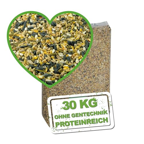 Meine Hennen Müsli-Vital 30 kg, Premium Geflügelfutter für Legehennen, Enten, Gänse, Puten, Masthühner, Körnerfutter, Hennenfutter. Alleinfuttermittel für Geflügel von Meine Hennen