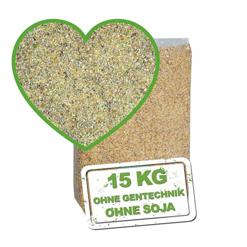 KÜKEN VITAL 15 kg. Premium Kükenmischung mit Hirse und Leinsamenöl. 100% Natürliches Alleinfuttermittel von Meine Hennen