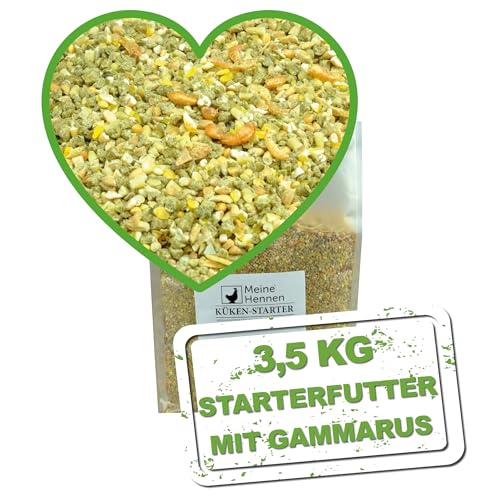 MeineHennen - Küken Starter in einem 3,5 kg Beutel, EIN Hochwertiges Starterfutter für eine optimale Entwicklung, geeignet für alle Kükenrassen MeineHennen - Küken Starter in einem 3,5 kg Beutel, EIN Hochwertiges Starterfutter für eine optimale Entwicklung, geeignet für alle Kükenrassen von MeineHennen