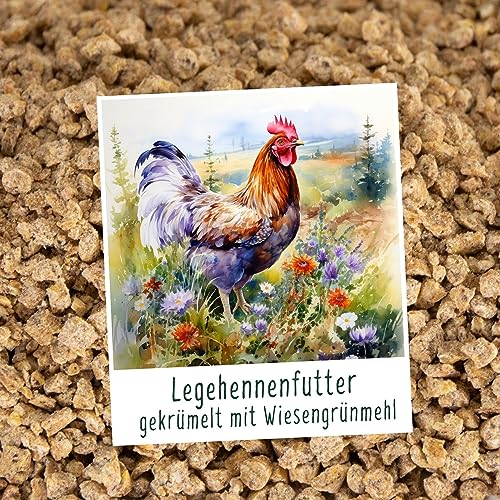 Gefuba Hühnerfutter gekrümelt 25kg | Alleinfutter für Legehennen & Wachteln | optimal abgestimmt für Vitale Tiere| ohne Chemie | 100% Gentechnikfrei Gefuba Hühnerfutter gekrümelt 25kg | Alleinfutter für Legehennen & Wachteln | optimal abgestimmt für Vitale Tiere| ohne Chemie | 100% Gentechnikfrei von Meinhof, Geflügelzubehör und Futtermittel