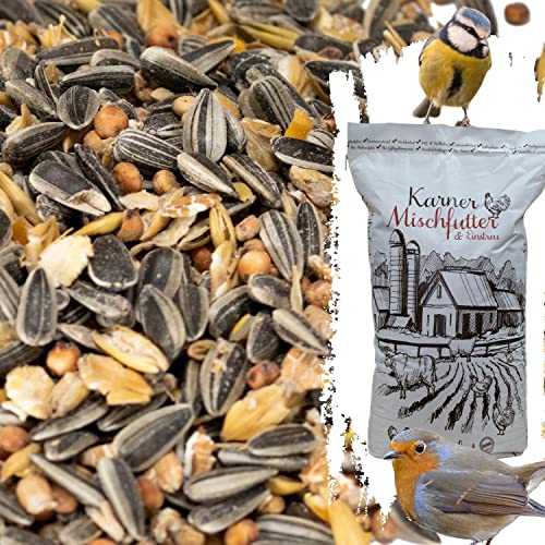 Karner Vogelfutter Piepmatz - Ganzjährig 25Kg - Wildvogelfutter mit extra vielen Sonnenblumenkernen für alle Vögel - Streufutter für Wildvögel 25kg Staubfrei & ohne Zusatzstoffe Karner Vogelfutter Piepmatz - Ganzjährig 25Kg - Wildvogelfutter mit extra vielen Sonnenblumenkernen für alle Vögel - Streufutter für Wildvögel 25kg Staubfrei & ohne Zusatzstoffe von Meinhof, Geflügelzubehör und Futtermittel