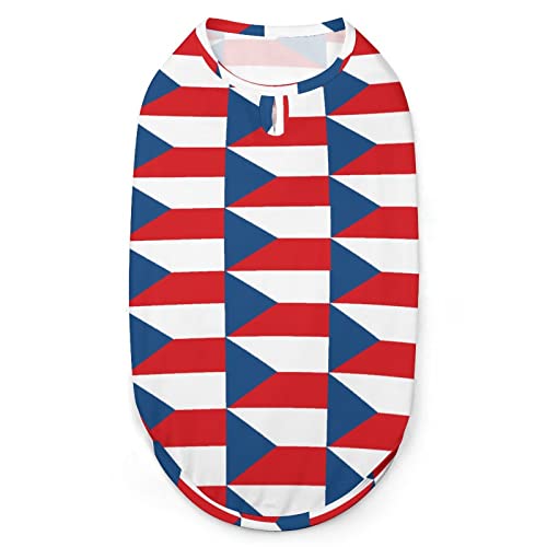 Haustierkleidung mit tschechischer Flagge, für Katzen, Hunde, Haustierweste, warmes Mantel-Shirt Haustierkleidung mit tschechischer Flagge, für Katzen, Hunde, Haustierweste, warmes Mantel-Shirt von Melbrakin