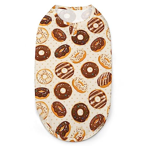 Hunde-Shirts, Bedruckte Kleidung für Haustiere mit Zucker, Schokoladen-Donuts, Haustier-T-Shirts, Coole Welpen-Shirts, atmungsaktives Hunde-Outfit, Hunde-Sweatshirt für Haustiere, Hunde, Katzen, Haus Hunde-Shirts, Bedruckte Kleidung für Haustiere mit Zucker, Schokoladen-Donuts, Haustier-T-Shirts, Coole Welpen-Shirts, atmungsaktives Hunde-Outfit, Hunde-Sweatshirt für Haustiere, Hunde, Katzen, Haus von Melbrakin