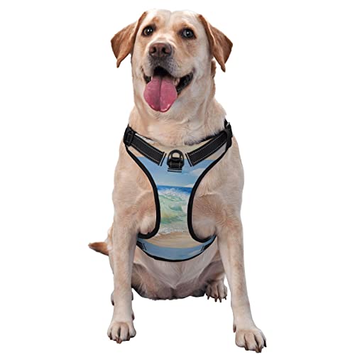Sea Wave No-Pull-Hundegeschirr für große Hunde No-Pull-Hundeleine, verstellbares großes Hundegeschirr, reflektierendes Hundewestengeschirr, leicht zu laufendes Hundegeschirr für mittelgroße Hunde, No Sea Wave No-Pull-Hundegeschirr für große Hunde No-Pull-Hundeleine, verstellbares großes Hundegeschirr, reflektierendes Hundewestengeschirr, leicht zu laufendes Hundegeschirr für mittelgroße Hunde, No von Melbrakin
