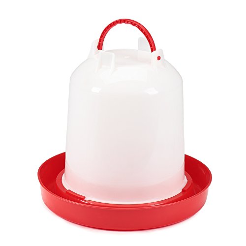 Melko Hühnertränke zum aufhängen Stülptränke Geflügeltränke 6L Futterstation für Geflügel, Enten und Gänse Melko Hühnertränke zum aufhängen Stülptränke Geflügeltränke 6L Futterstation für Geflügel, Enten und Gänse von Melko