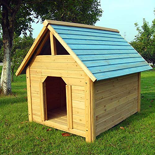 Melko Hundehütte Hundehaus Haustierhütte Hundehöhle aus Holz, 95 cm von Melko