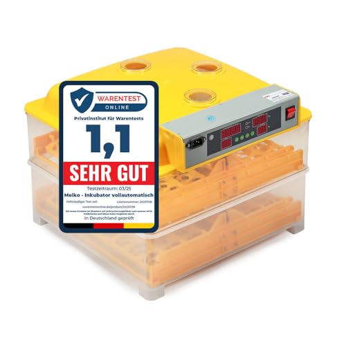 Melko Inkubator Vollautomatisch 96 Eier Brutkasten Brutmaschine Geflügel Motorbrüter Brutautomat Hühner von Melko