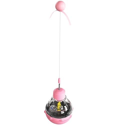 Katzenspielzeug für gelangweilte Indoor-Katzen, 2-in-1-Katzenspender, Spielzeug, Becher, interaktives Katzenspielzeug mit Teaser, Katzenfutterspender, ideal für Bewegung und Langeweile, undichte Tiere Katzenspielzeug für gelangweilte Indoor-Katzen, 2-in-1-Katzenspender, Spielzeug, Becher, interaktives Katzenspielzeug mit Teaser, Katzenfutterspender, ideal für Bewegung und Langeweile, undichte Tiere von Memmyly
