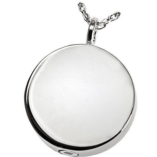 Memorial Gallery MG-3203s Einfacher runder Haustierschmuck aus Sterlingsilber Memorial Gallery MG-3203s Einfacher runder Haustierschmuck aus Sterlingsilber von Memorial Gallery