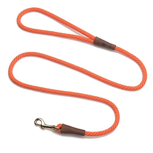 Mendota Pet Snap Leash Hundeleine, geflochten, Orange, 1,27 cm x 1,22 m Mendota Pet Snap Leash Hundeleine, geflochten, Orange, 1,27 cm x 1,22 m von Mendota Products