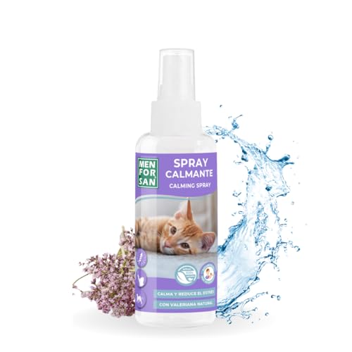 MENFORSAN Beruhigungsspray für Katzen 60ml, mit natürlichem Baldrian, beruhigt und baut Stress ab MENFORSAN Beruhigungsspray für Katzen 60ml, mit natürlichem Baldrian, beruhigt und baut Stress ab von Menforsan