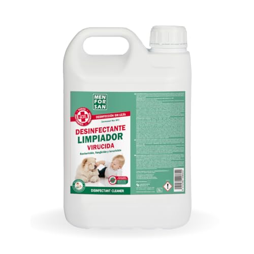 MENFORSAN Bodenreiniger Desinfektionsmittel | Heiß- und kaltwasserlöslich | Geeignet für alle Arten von Oberflächen | 5L von Menforsan