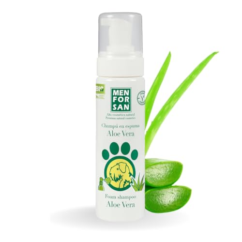 Shampoing pour animaux de compagnie Menforsan Chien Aloe Vera Chats (200 ml) von Menforsan