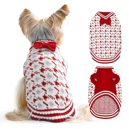 MengMengDa Weihnachtspullover für Halloween, Hunde-Strickpullover, Welpenpullover, warm, weich, für kleine, mittelgroße Hunde und Katzen, Größe XL von MengMengDa