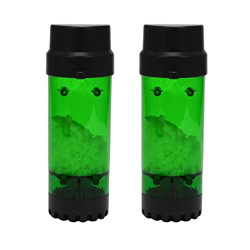 Mengmen 2 x Aquarium-Filter für Fischtank LH-600 mit und Schwammfilter von Mengmen