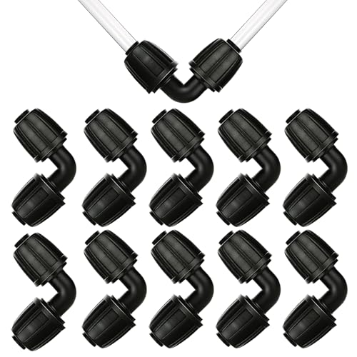 Menibeuty 10 Stück Gardena Bewässerungssystem Verbindungsteile, 90° Grad Bogen Winkel Verbinder Tropfschlauch Verbinder Micro-Drip-System L-Stück, Micro Drip Verbinders für Garten, Rasen Menibeuty 10 Stück Gardena Bewässerungssystem Verbindungsteile, 90° Grad Bogen Winkel Verbinder Tropfschlauch Verbinder Micro-Drip-System L-Stück, Micro Drip Verbinders für Garten, Rasen von Menibeuty