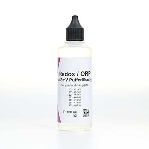 Mensura Redox ORP Pufferlösung Kalibrierlösung 100ml 468mV von Mensura