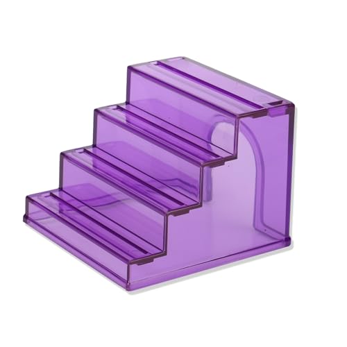 Hamster Habitat Hideout for Pet Hamsters, Gerbils, Rats, and Other Small Animals, 3 Inch Activity Toy for Dwarf Hamsters Purple von Meow&Woof