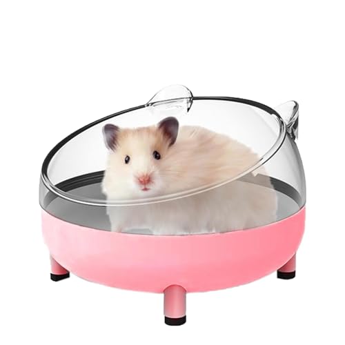 Meow&Woof Hamster-Sandbad-Behälter, großer Sandkasten, WC, Rennmaus, winziger Chinchilla-Staub-Badewanne, Sandbadewanne für Hamsterkäfig-Zubehör, 16,5 cm, Rosa Meow&Woof Hamster-Sandbad-Behälter, großer Sandkasten, WC, Rennmaus, winziger Chinchilla-Staub-Badewanne, Sandbadewanne für Hamsterkäfig-Zubehör, 16,5 cm, Rosa von Meow&Woof