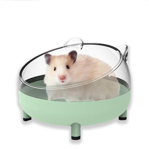 Meow&Woof Hamster-Sandbadbehälter, großer Sandkasten, WC, Rennmaus, winziger Chinchilla-Staub-Badewanne, Sandbadewanne für Hamsterkäfig-Zubehör, 16,5 cm, Hellgrün Meow&Woof Hamster-Sandbadbehälter, großer Sandkasten, WC, Rennmaus, winziger Chinchilla-Staub-Badewanne, Sandbadewanne für Hamsterkäfig-Zubehör, 16,5 cm, Hellgrün von Meow&Woof