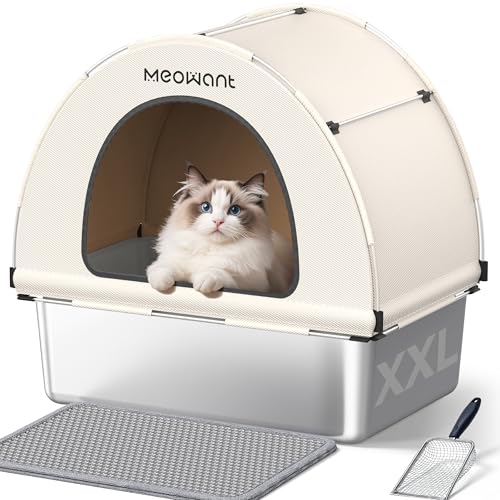 Meowant Katzentoilette aus Edelstahl - LB04 von Meowant