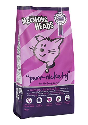 Meowing So-Fish-Ticated Salmon Trockenfutter Katzen, 100% Natürliches Gourmet Katzenfutter mit Huhn, Fisch und Ei, Diät Katzenfutter mit Getreidefreier Rezeptur für eine Einfache Verdauung, 1,5 kg von Meowing Heads