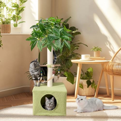 Kratzbaum 83,8 cm Katzenkratzbaum Katzenturm mit Kratzbaum mit Katzenkondo Natursisal Katzenkratzer Katzenspielzeug für Indoor Katzen Weiß Kratzbaum 83,8 cm Katzenkratzbaum Katzenturm mit Kratzbaum mit Katzenkondo Natursisal Katzenkratzer Katzenspielzeug für Indoor Katzen Weiß von Meowoou