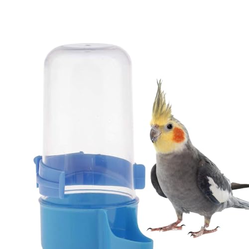 Futterspender Vogel Wasserspender 200ml Wasserspender Für Vögel, Vogelbrunnen Lässt Sich Leicht Am Käfig Für Wellensittiche, Kanarienvögel Oder Andere Kleine Ähnliche Vögel von Mequou