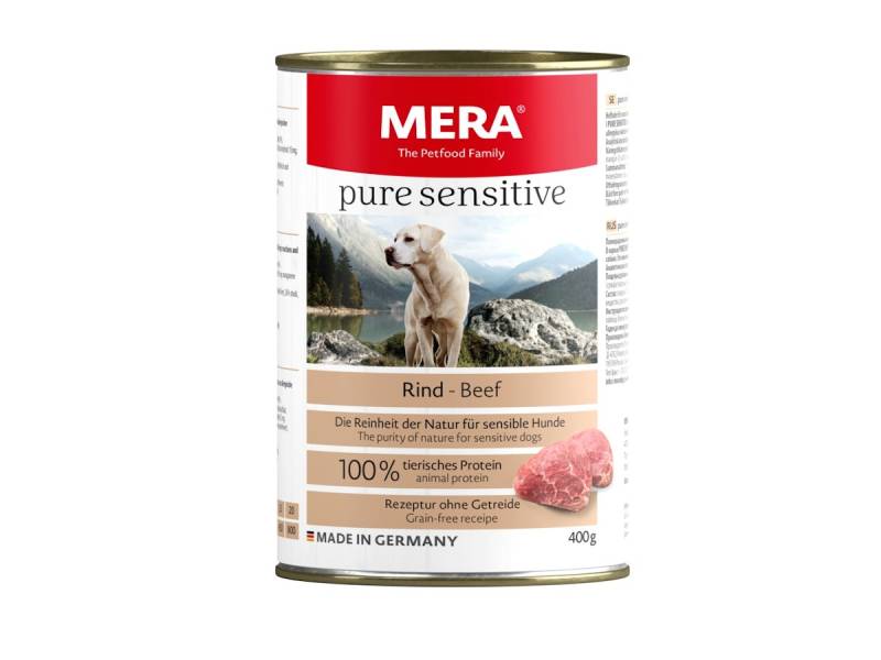 MERA DOG pure sensitive MEAT 400g Hundenassfutter von Mera Dog